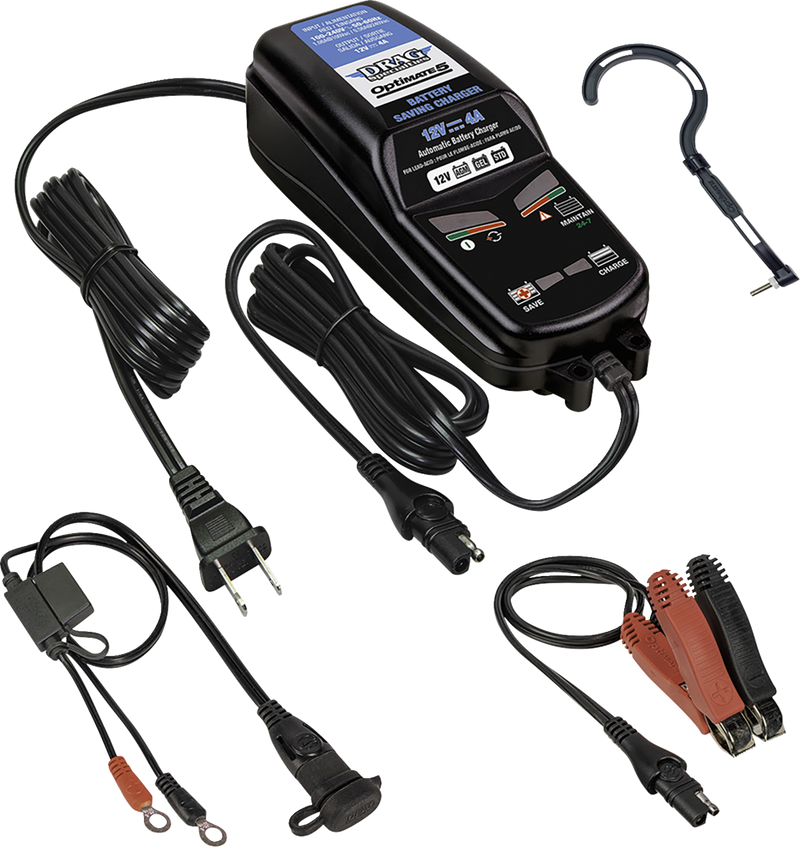 Drag Specialties Battery Charger/Maintainer - Optimate 5