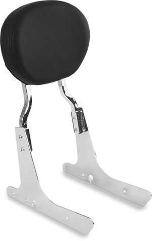 Oval Sissy Bar Pad - Black - Smooth - 2" Thick