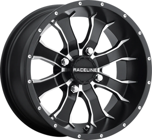 Wheel - Mamba - Front/Rear - Black/Machined - 15x7 - 4/137 - 5+2