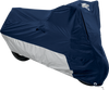 Defender Deluxe Cover - Motorcycle - Polyester - Navy/Silver - Medium - view 1