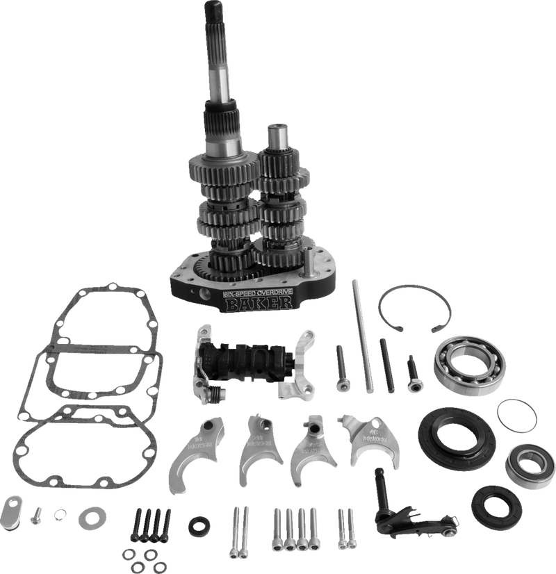 Gear Set - Overdrive/6-Speed - Black - '00-'06 Harley-Davidson