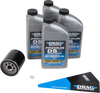Full Synthetic Oil Change Kit - 20W50 - Twin Cam - Black Filter - view 1