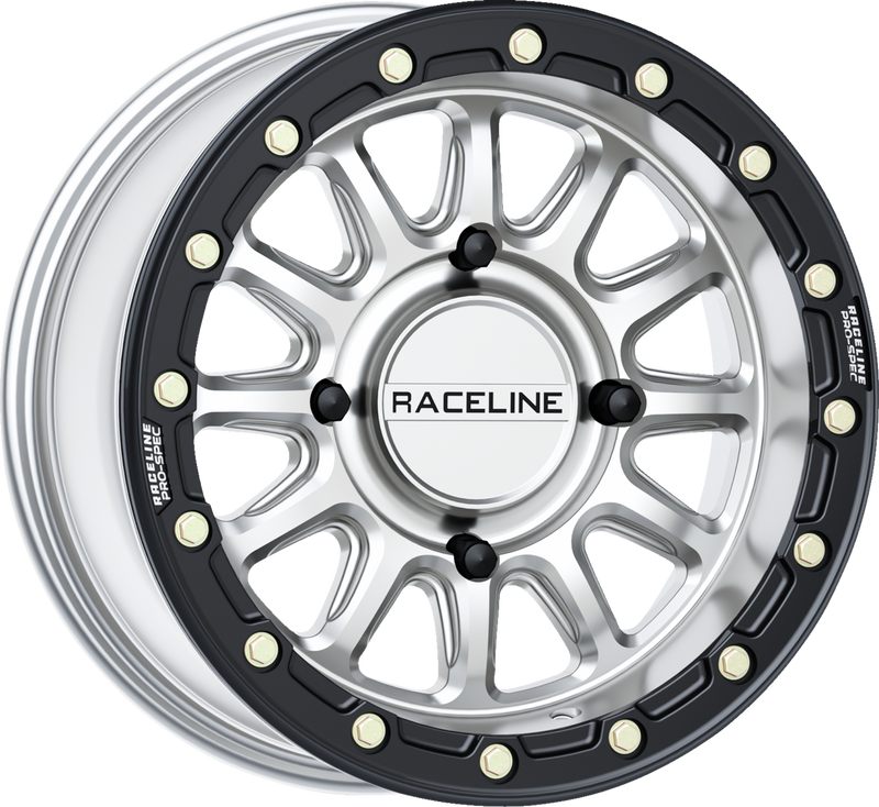 Wheel - Alpha - Front/Rear - Hyper Silver/with Black Ring - 15x7 - 4/156 - +10 mm