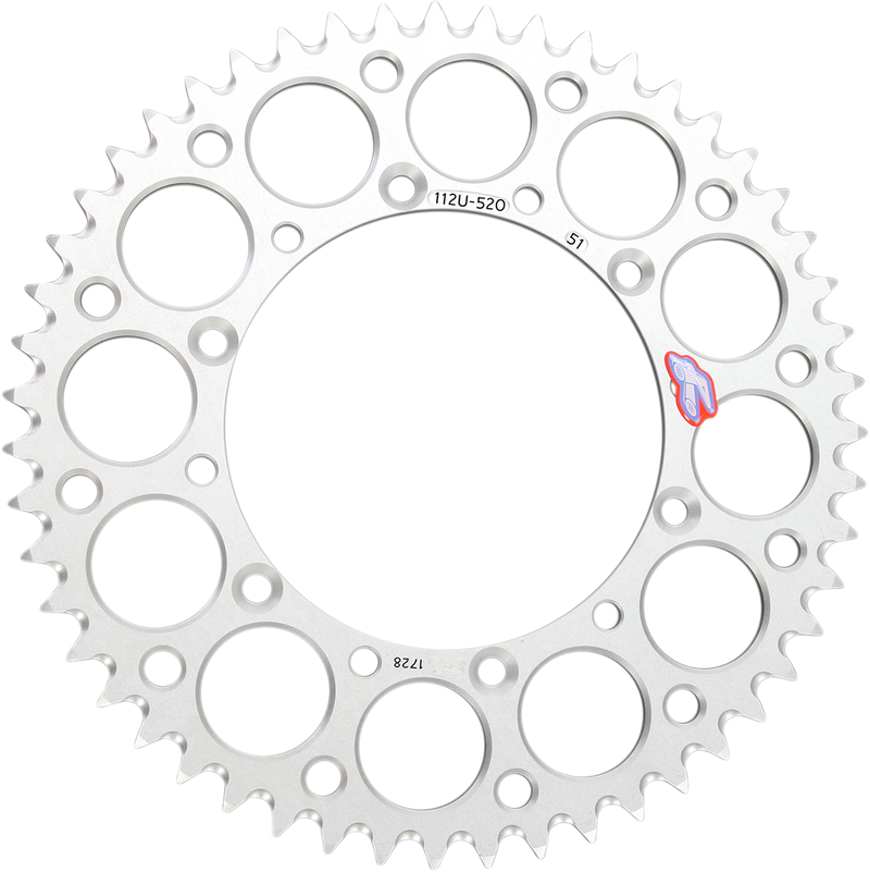 Rear Sprocket - Aluminum - 51 Tooth - Silver - Kawasaki/Suzuki