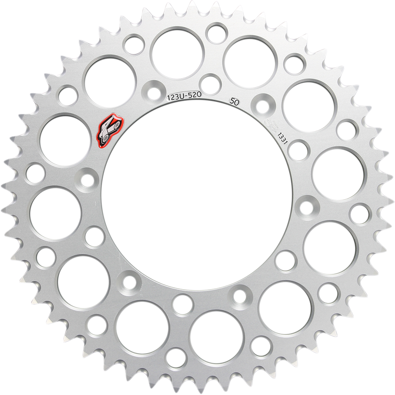 Rear Sprocket - Aluminum - 50 Tooth - Silver - Suzuki
