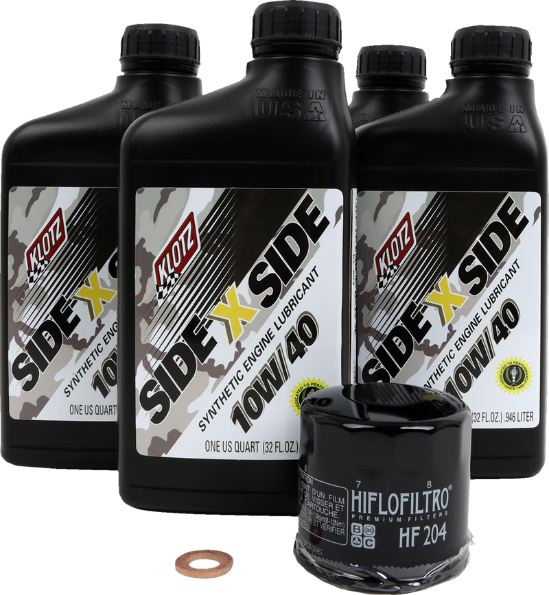 Oil Change Kit - Kawasaki - 10W-40