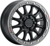 Wheel - Alpha - Front/Rear - Black/with Gunmetal Ring - 17x7 - 4/137 - +25 mm - view 1
