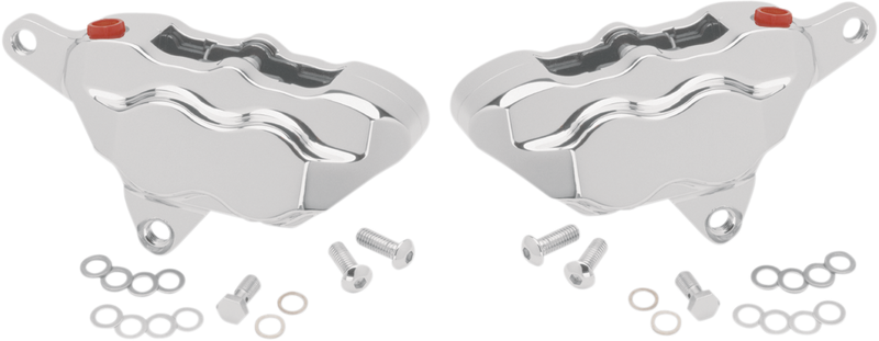 4-Piston Caliper - Dual Disc - Front - Chrome