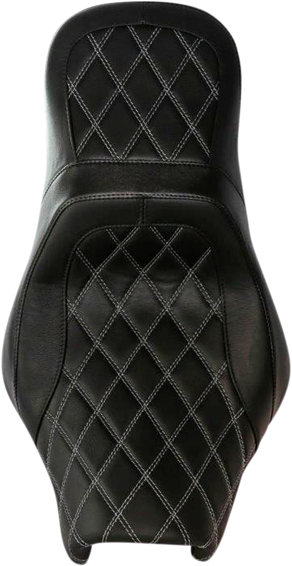 Airhawk Weekday 2Up XL Seat - no Backrest Receptacle - Double Diamond Stitch - Air - XL '08-'23