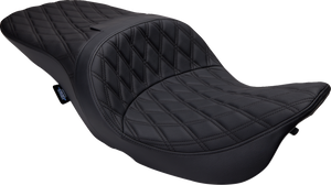 Freedom Seat - Vinyl - Double Diamond Black Stitch - FLH '97-'07