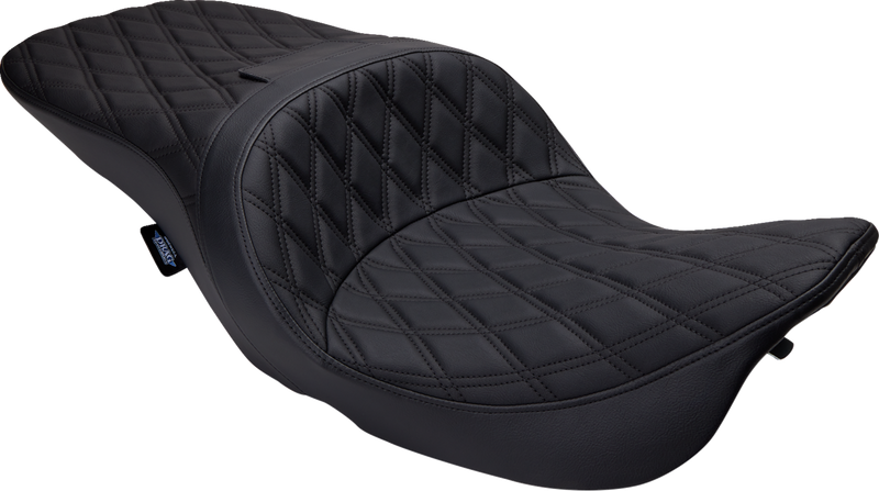 Freedom Seat - Vinyl - Double Diamond Black Stitch - FLH '97-'07