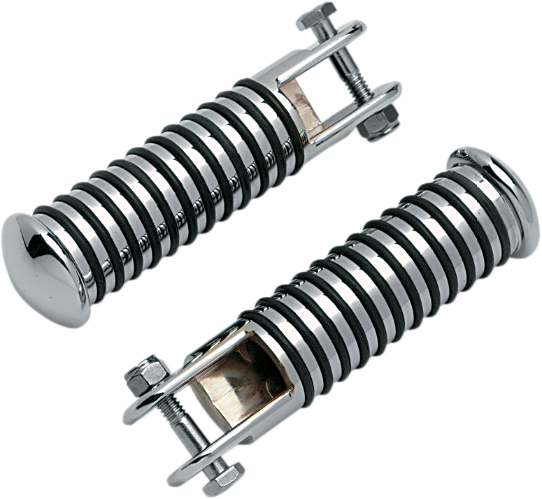 Foot Pegs - Round - Ribbed
