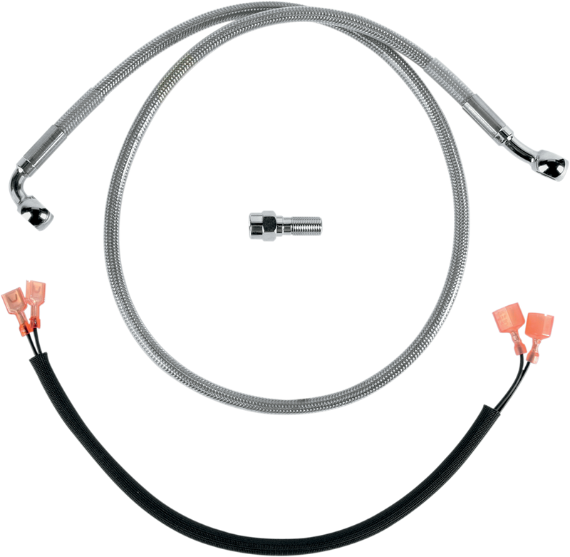 Brake Line - Rear - Stainless Steel