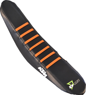 Seat Cover - Black/Orange - SX/F '18-'22