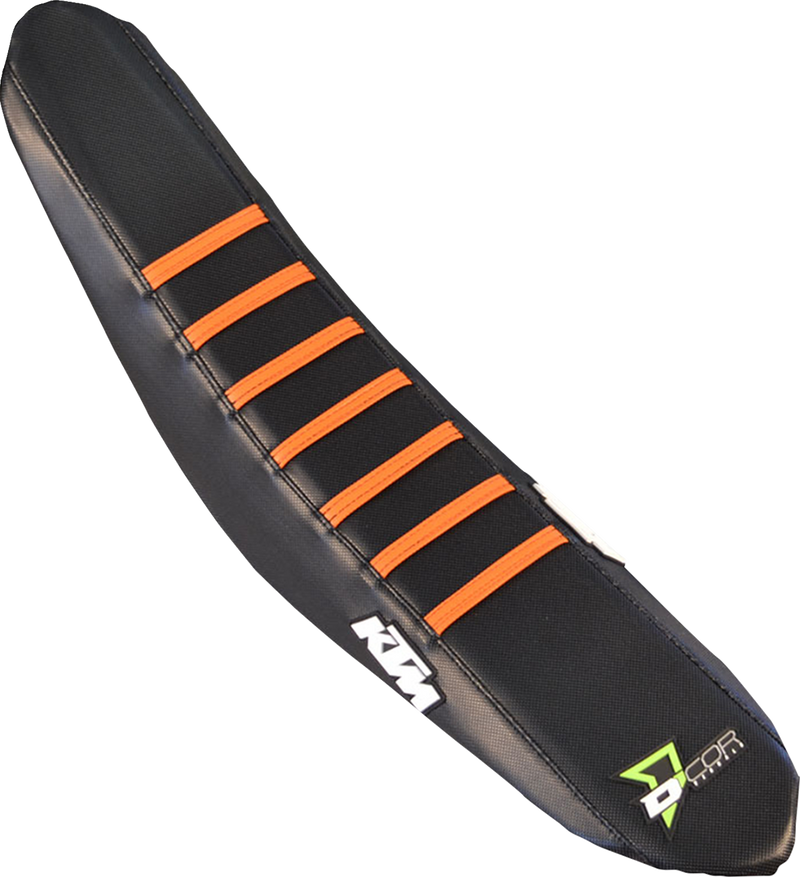 Seat Cover - Black/Orange - SX/F '18-'22