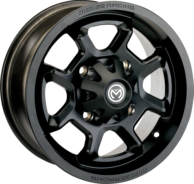 Wheel - 415X - Front - Black - 12x7 - 4/110 - 4+3
