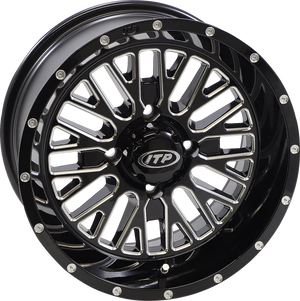 Wheel - Momentum - Front/Rear - Black/Milled - 20x6.5 - 4/137 - 4+2.5 (+10 mm)