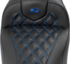 SEAT ROADSOFA LS CF W/BR BLUE STITCH - view 6