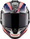 Supertech R10 Helmet - Team - Matte Black/Carbon Red Fluo/Blue - Large - view 6