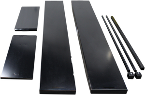 Extensions - S.A.M. 1000/1200 - Side - 12" - Black - Set
