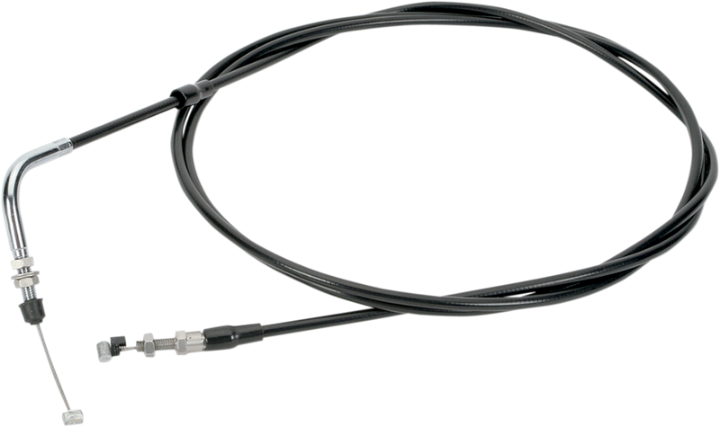 Black Vinyl Throttle Cable - Yamaha