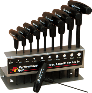 Key Set - T-Handle/Hex - Set 10