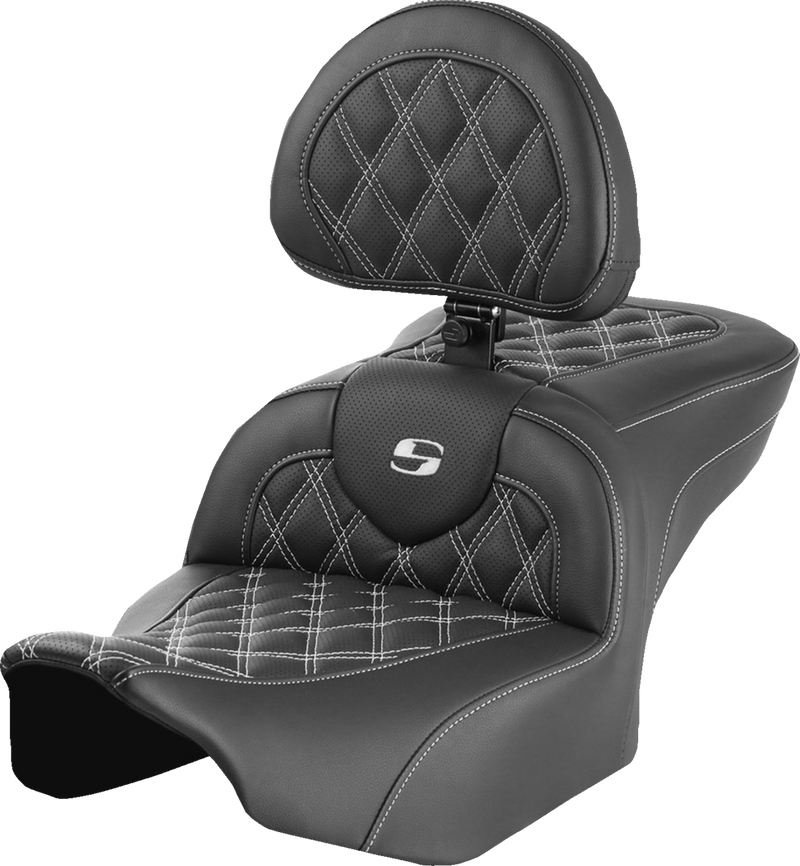 SEAT ROADSOFA LS W/BR WHITE STITCH