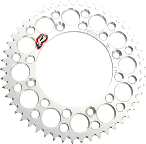 Rear Sprocket - Aluminum - 50 Tooth - Silver - Honda