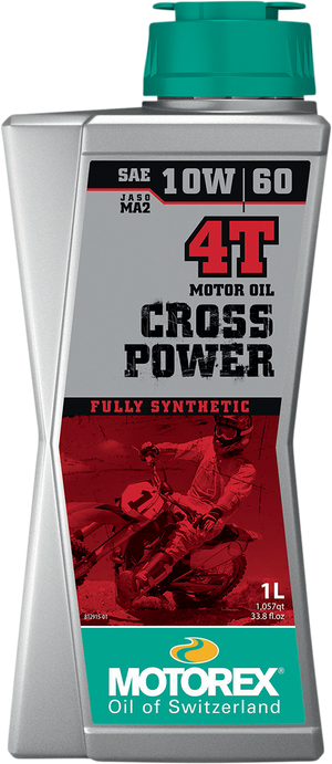 Cross Power Synthetic 4T Engine Oil - 10W-60 - 1L