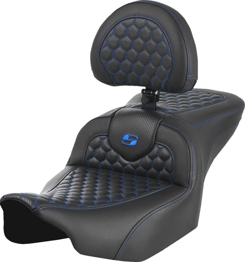 SEAT ROADSOFA HC W/BR BLUE STITCH