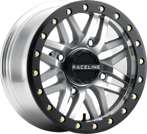 Wheel - Ryno - Beadlock - Front/Rear - Machined/with Black Ring - 15x7 - 4/137 - 5+2 (+10 mm)