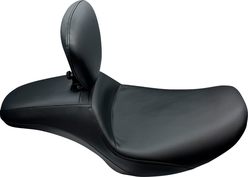 Outcast Daddy Long Legs Seat - w/ Backrest - Smooth - FLH/FLT '23-'25