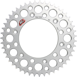 Rear Sprocket - Aluminum - 47 Tooth - Silver - Honda
