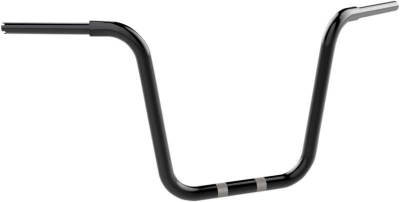 1-1/4" Fat Center Bobber Ape Handlebar - 14" - Black