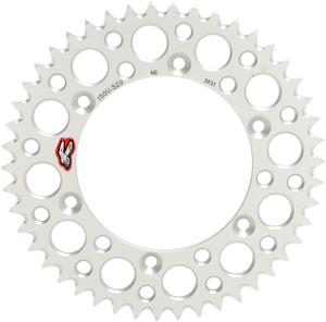 Rear Sprocket - Aluminum - 46 Tooth - Silver - Honda/Yamaha