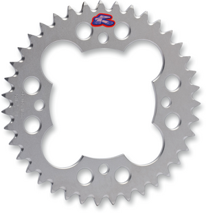 Rear Sprocket - Aluminum - 38 Tooth - Silver - Honda