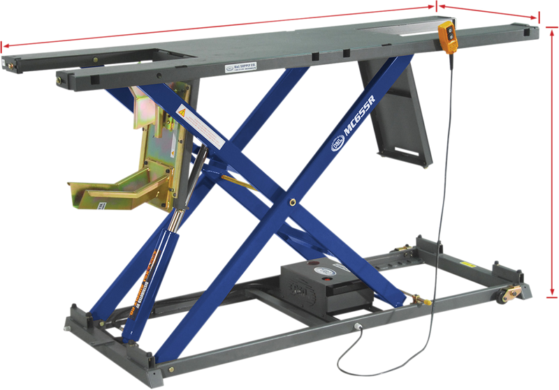 MC655R Hydraulic Lift - Blue