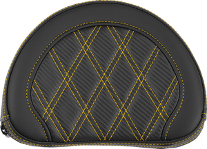 PAD BR CONTOURED CF LS GLD STITCH