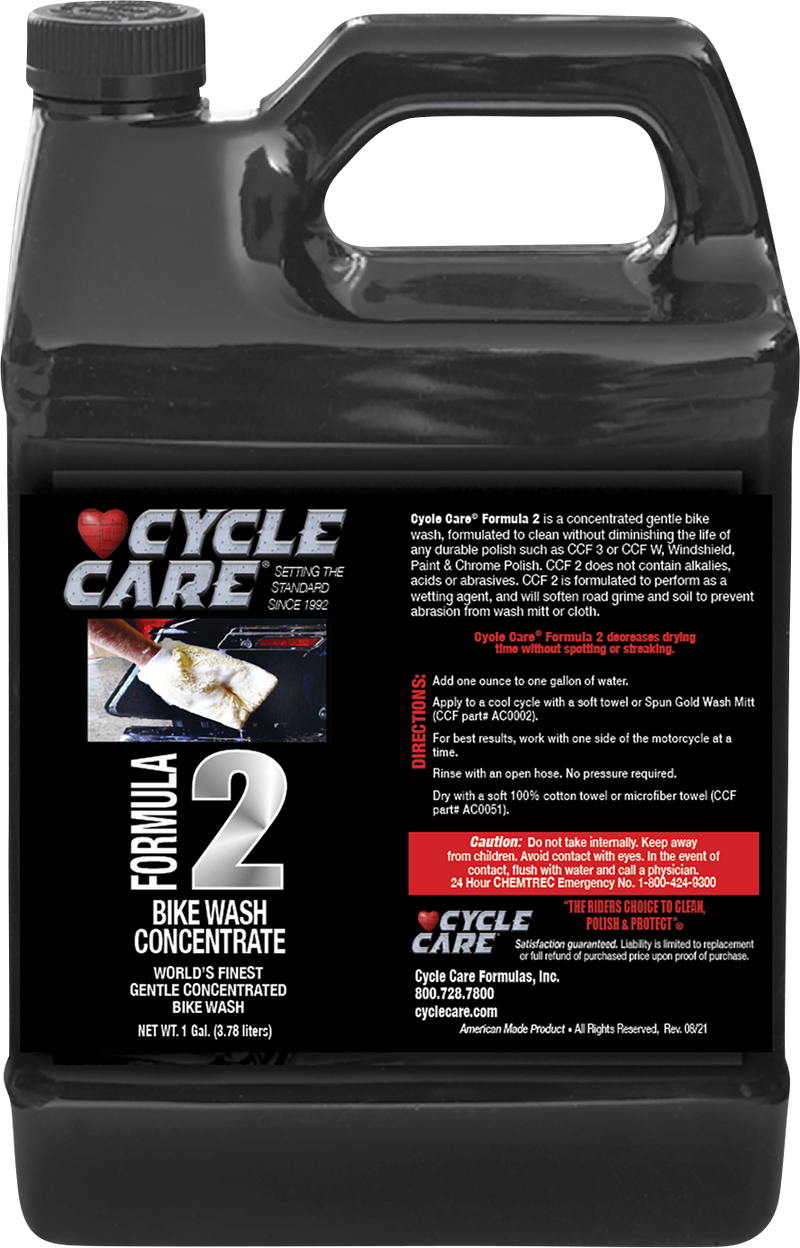 Formula 2 Bike Wash - 1 U.S. gal.