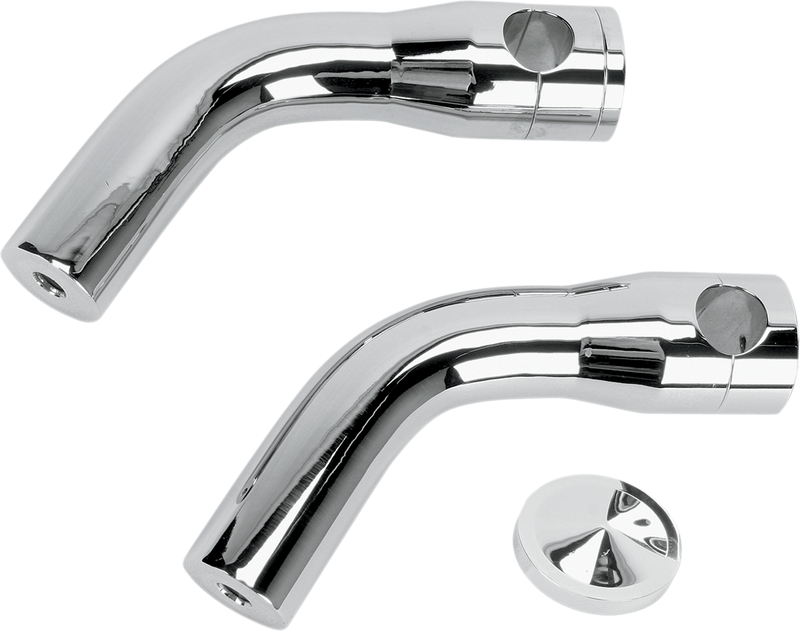 Elite Custom Billet Aluminum Risers - Pullback - 6" - Chrome