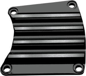 Inspection Cover - Finned - Black