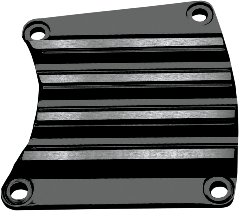 Inspection Cover - Finned - Black