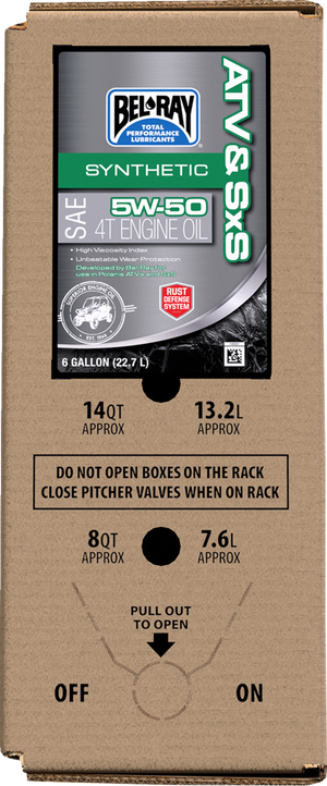 ATV & SxS Synthetic Oil - 6 US Gal - Box in Bag