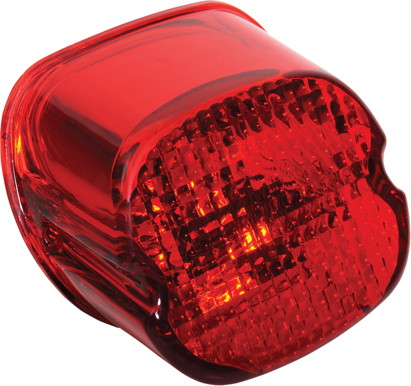 Taillight Lens - Bottom Tag Window - Red