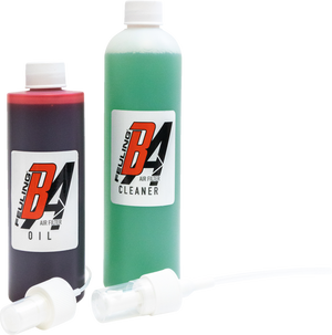 Red Air Filter Oil & Cleaner Kit