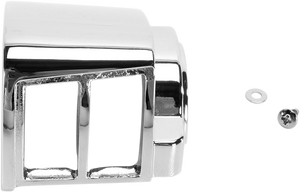 Handlebar Switch Housing Kit - Right - Upper - Chrome