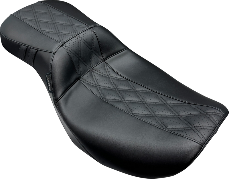 Outcast Daddy Long Legs Seat - 2Up - w/o Backrest - GT2 Inlay - FLH/FLT '23-'25