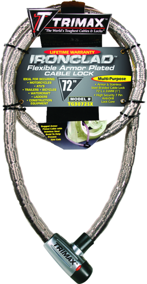 Braided Cable Lock - 72"