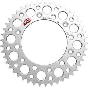 Rear Sprocket - Aluminum - 46 Tooth - Silver - Honda