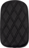Rear Solo Seat - Wide - Double Diamond - Black Stitch - FLH/FLT '97-'23 - view 1